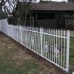 4 Ft. White Iron Fence
